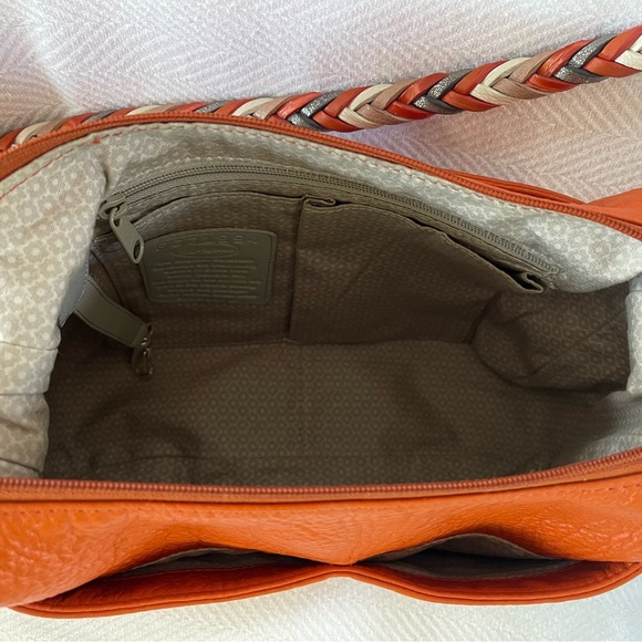 Brighton Orange Hobo Bag with Braided Handle - Picture 6 of 6